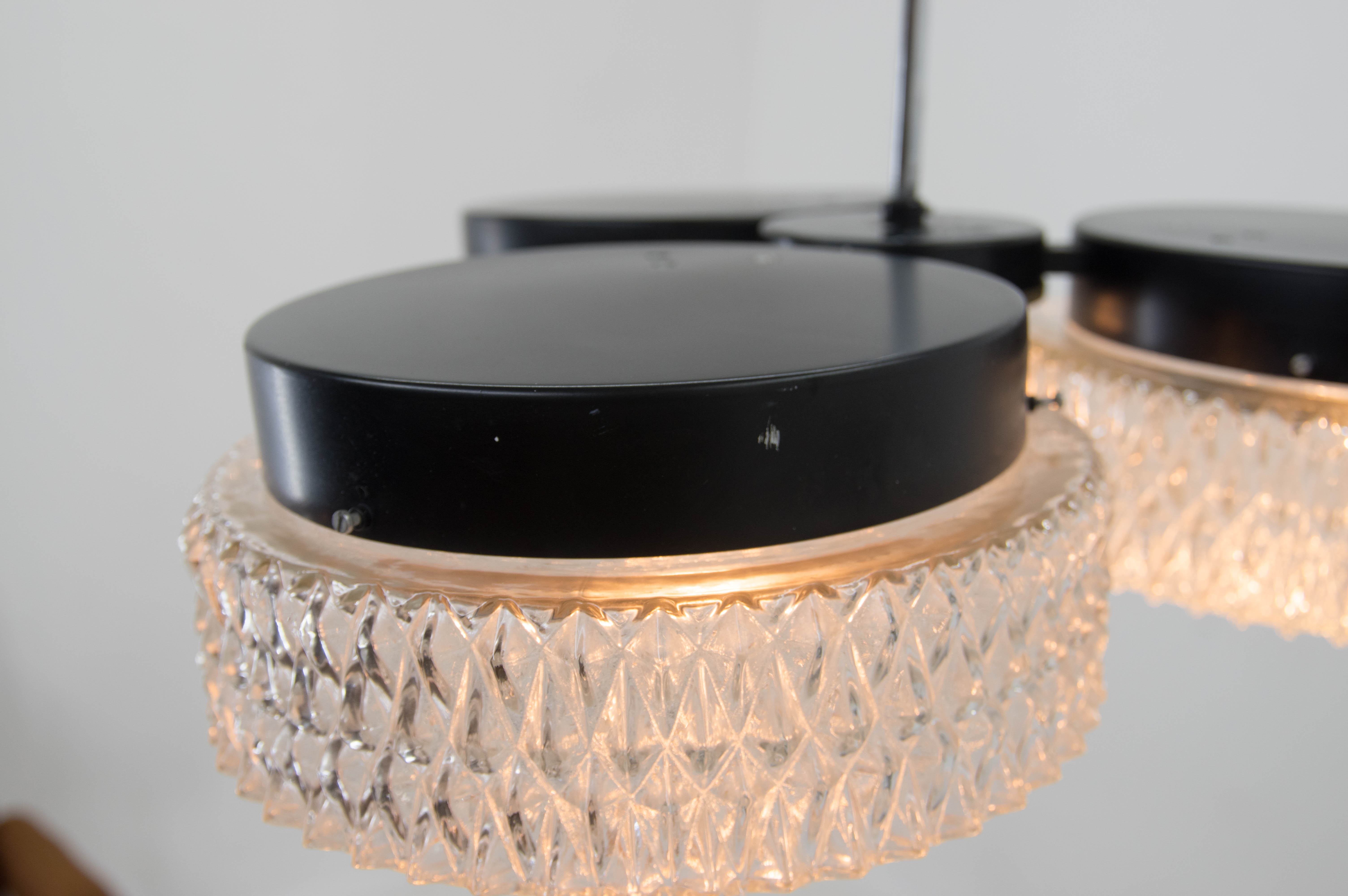 Chandelier by Napako, Czechoslovakia, 1960s