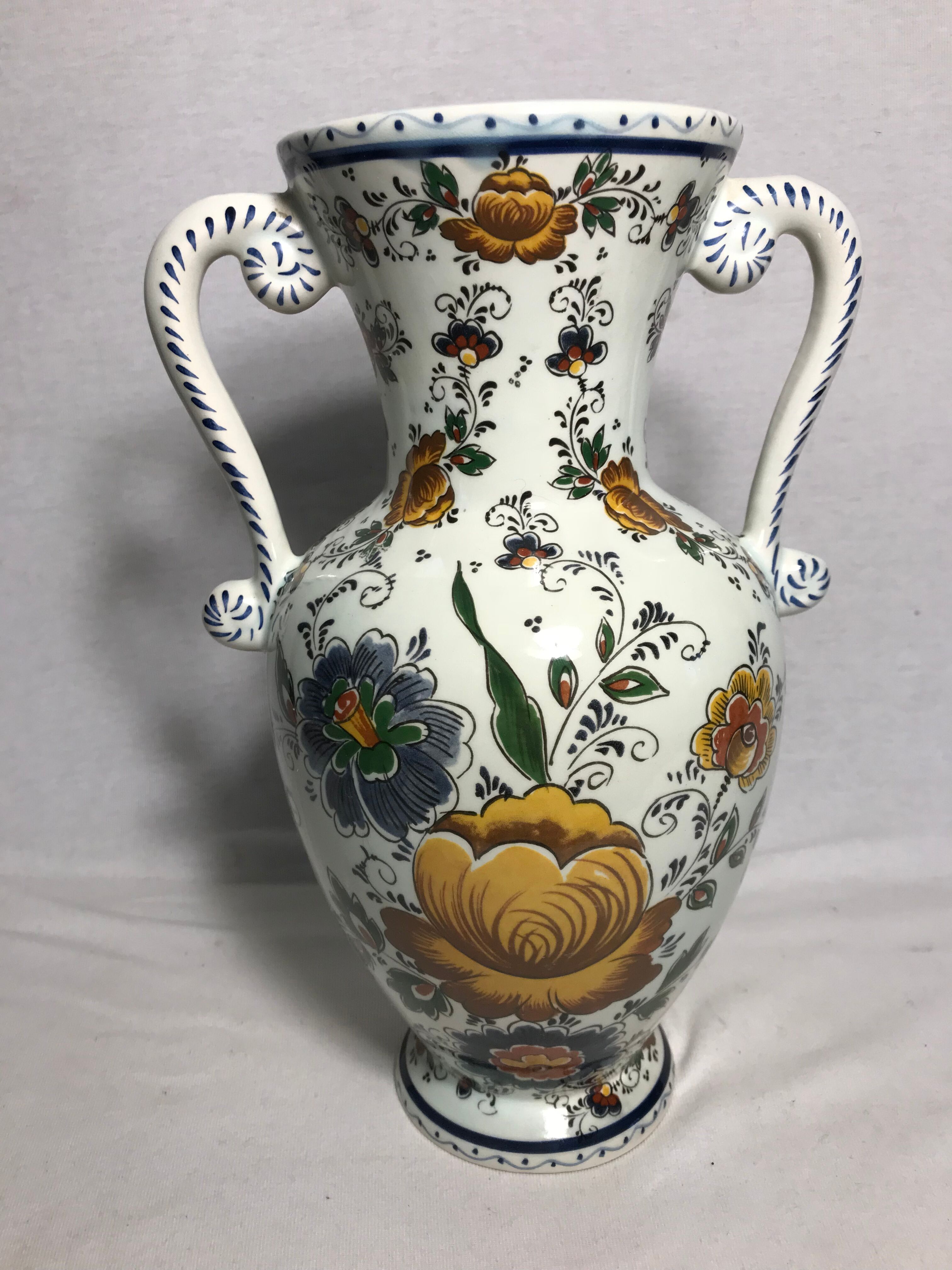 Old porcelain Holland vase
