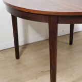 Vintage extendable rosewood dining table, 1960s