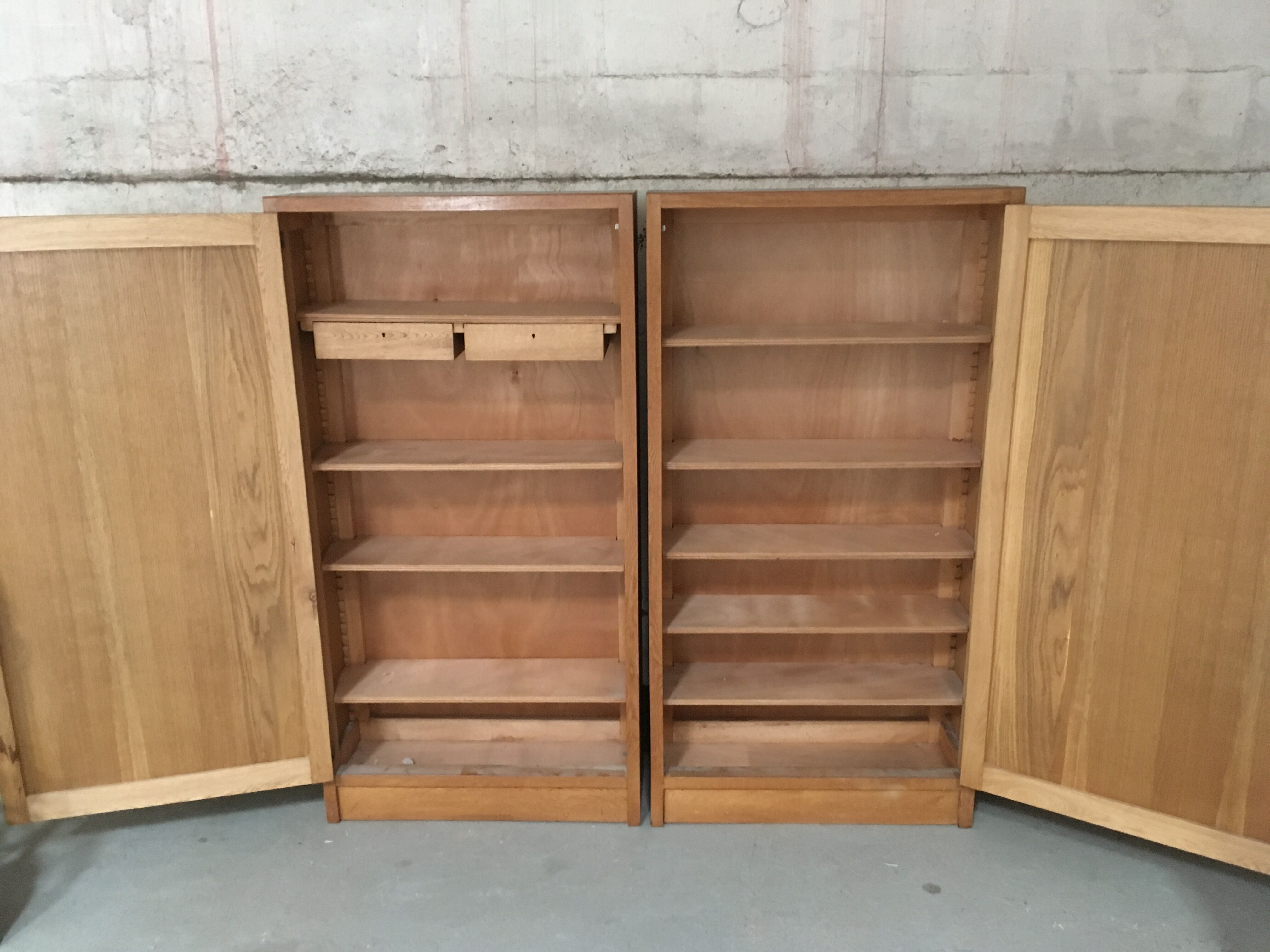 Bookcase store books light oak