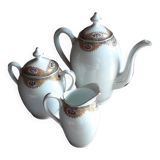 Complete coffee service in Limoges porcelain