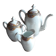 Complete coffee service in Limoges porcelain