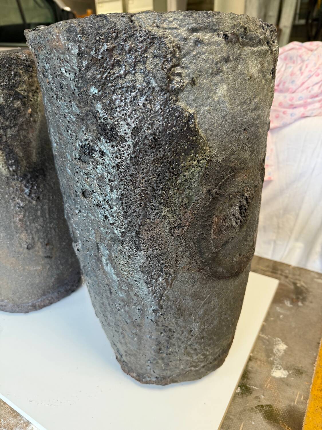 Foundry crucibles industrial decoration