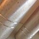 Pair of vases metal rolls brushed silver / vintage year old 70
