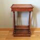 Pedestal table or English cherry saddle with lyre feet