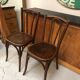 Anciennes chaises bistrot bois courbe