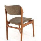 Set of 6 Erik Buch dining chairs 'Kongvund' - danish design teak