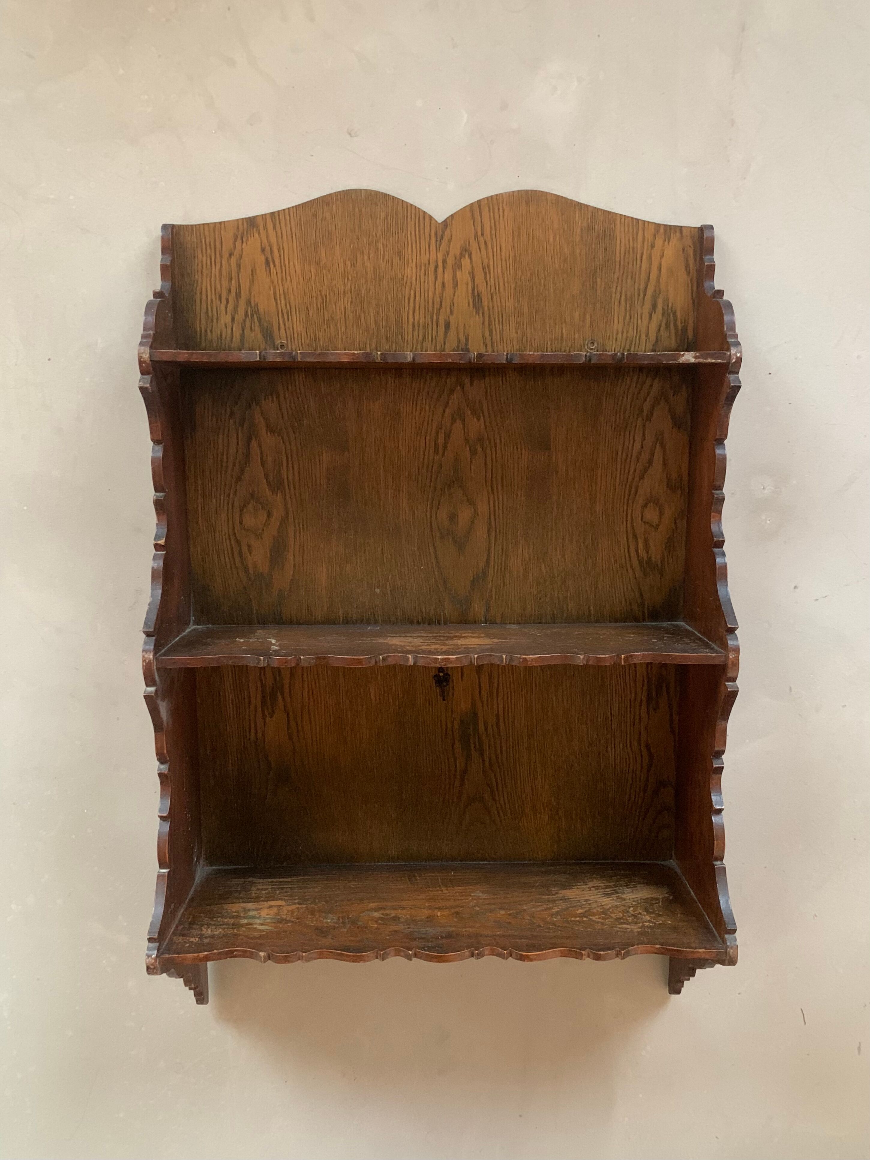 Antique wall shelf