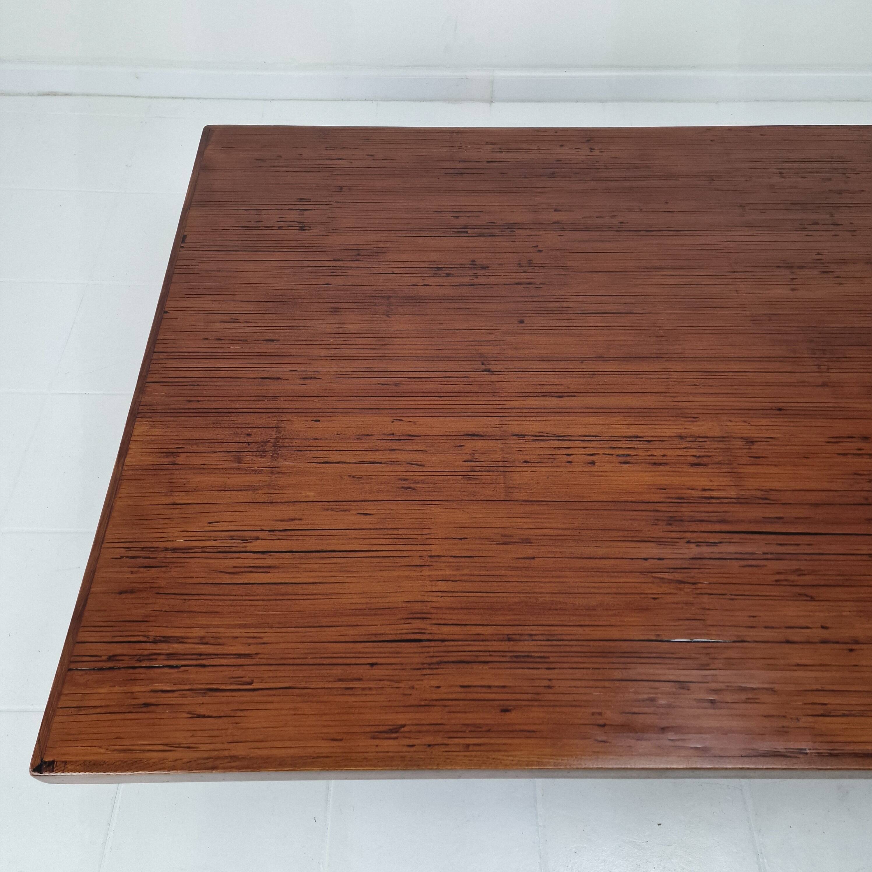 Large Bamboo "Wabi Sabi" Coffee Table by Axel Vervoordt, Belgium, 1980's