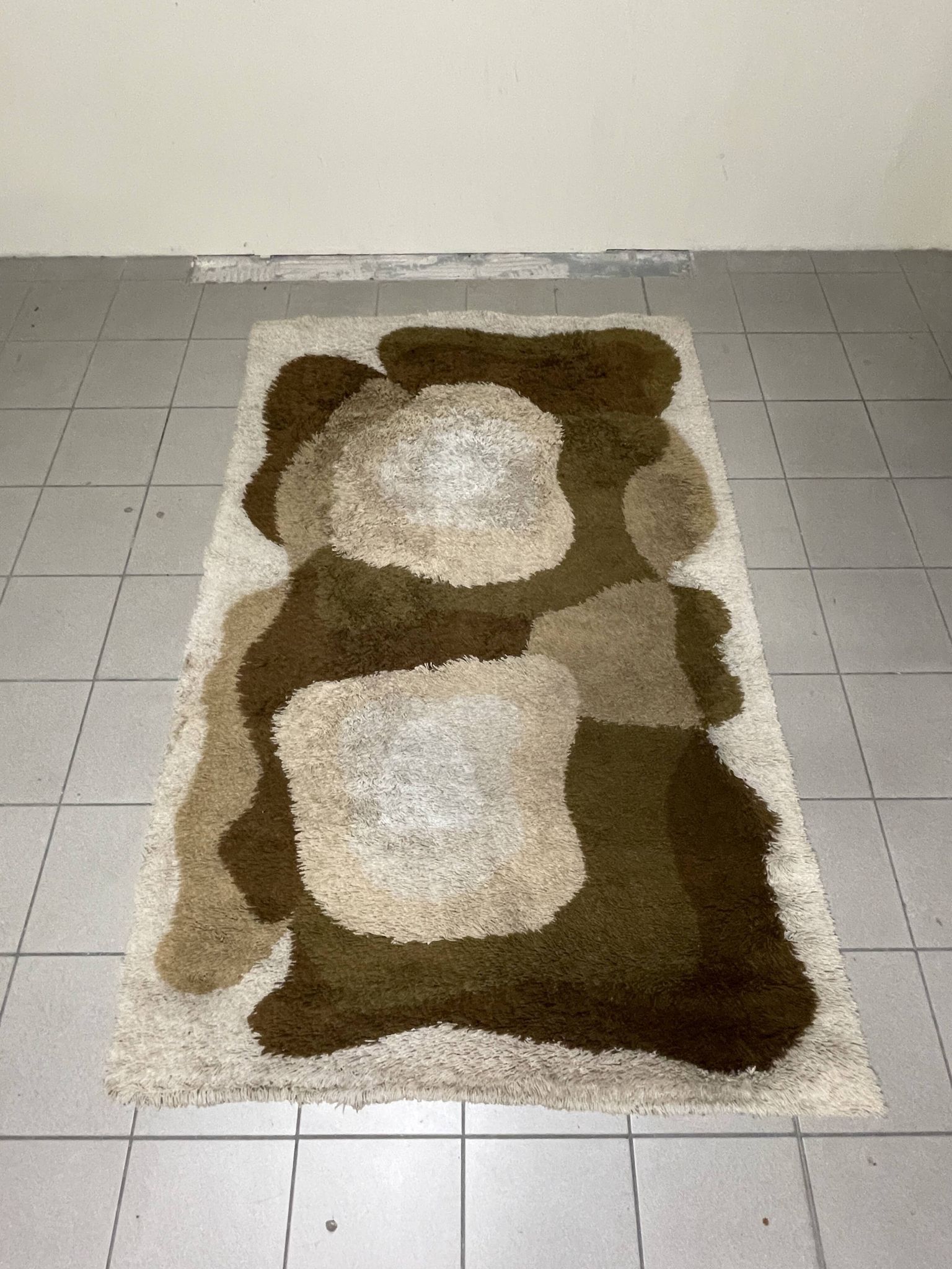 Large High-Pile Wool Rug, produced by Desso, 1970s
