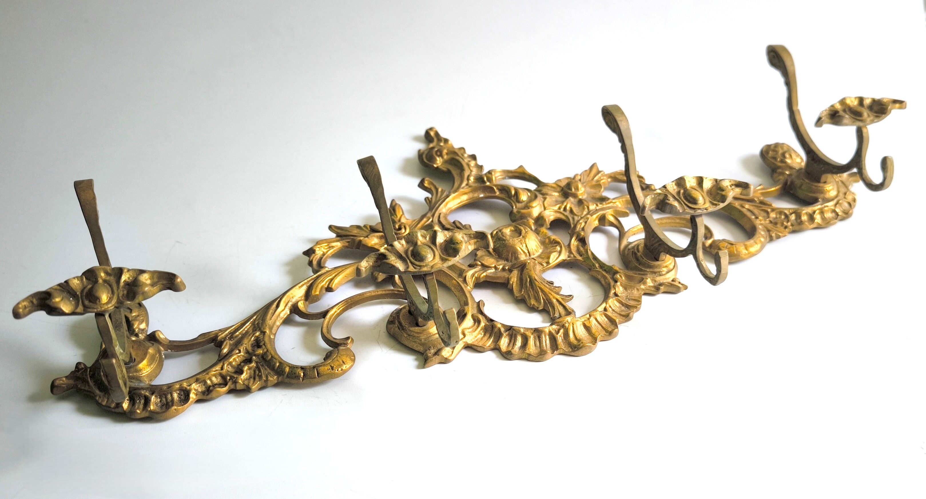 Bronze coat rack in Imperial style from the 1950s.