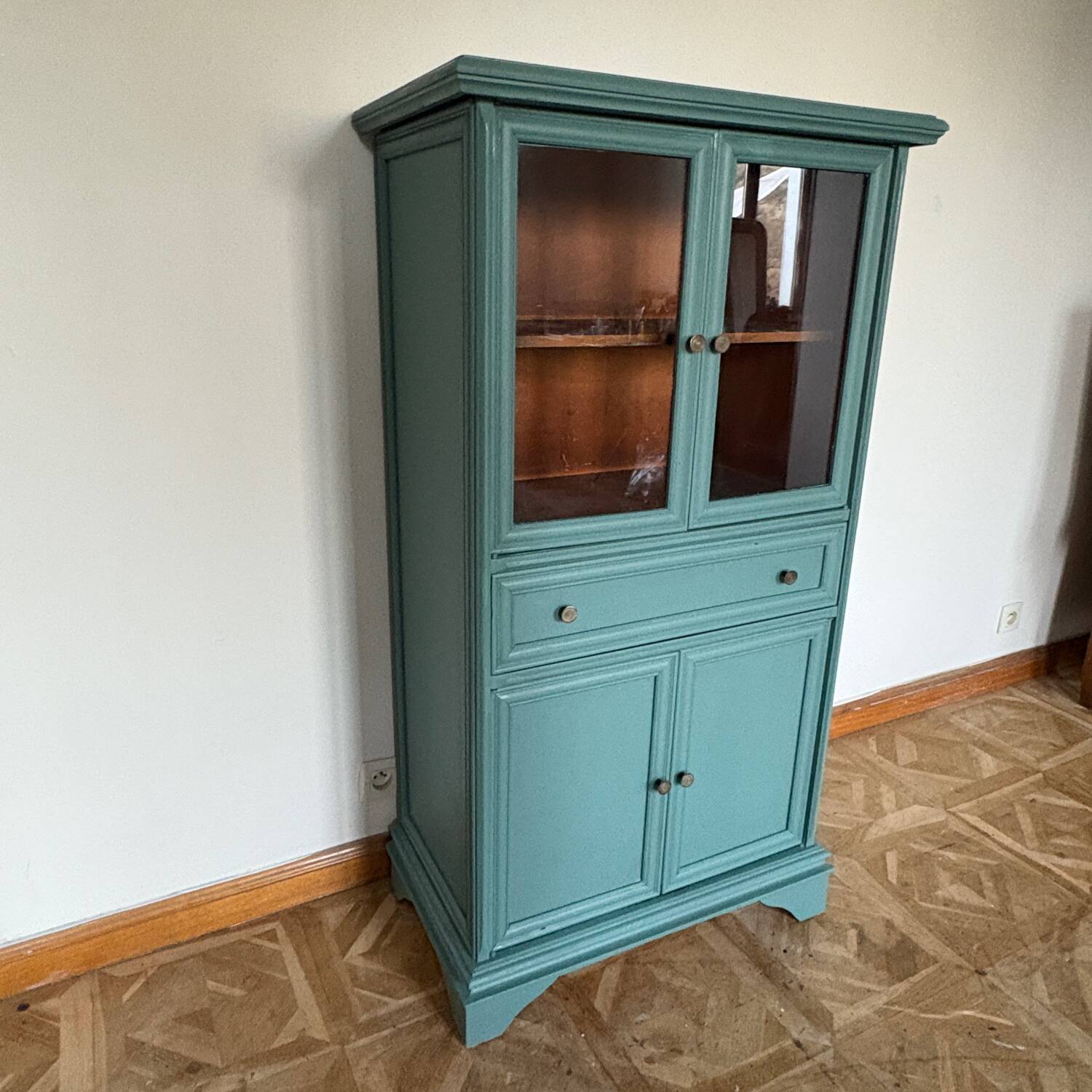 Small organic green sideboard
