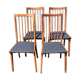 4 chaises scandinaves