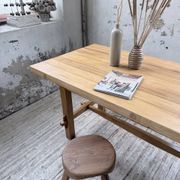 Table mobilier montagne 1950 hêtre massif