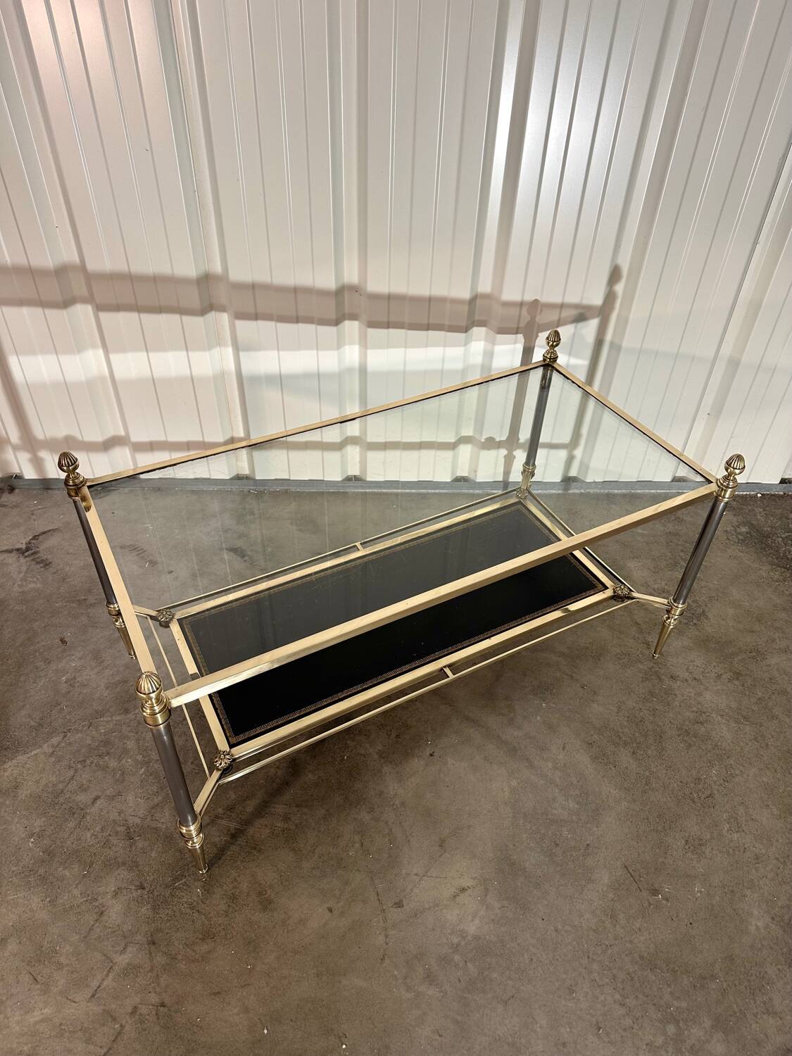 1970s bronze coffee table