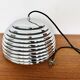 Chromed 1970s Pendant Lamp by Kazuo Motozawa for Staff