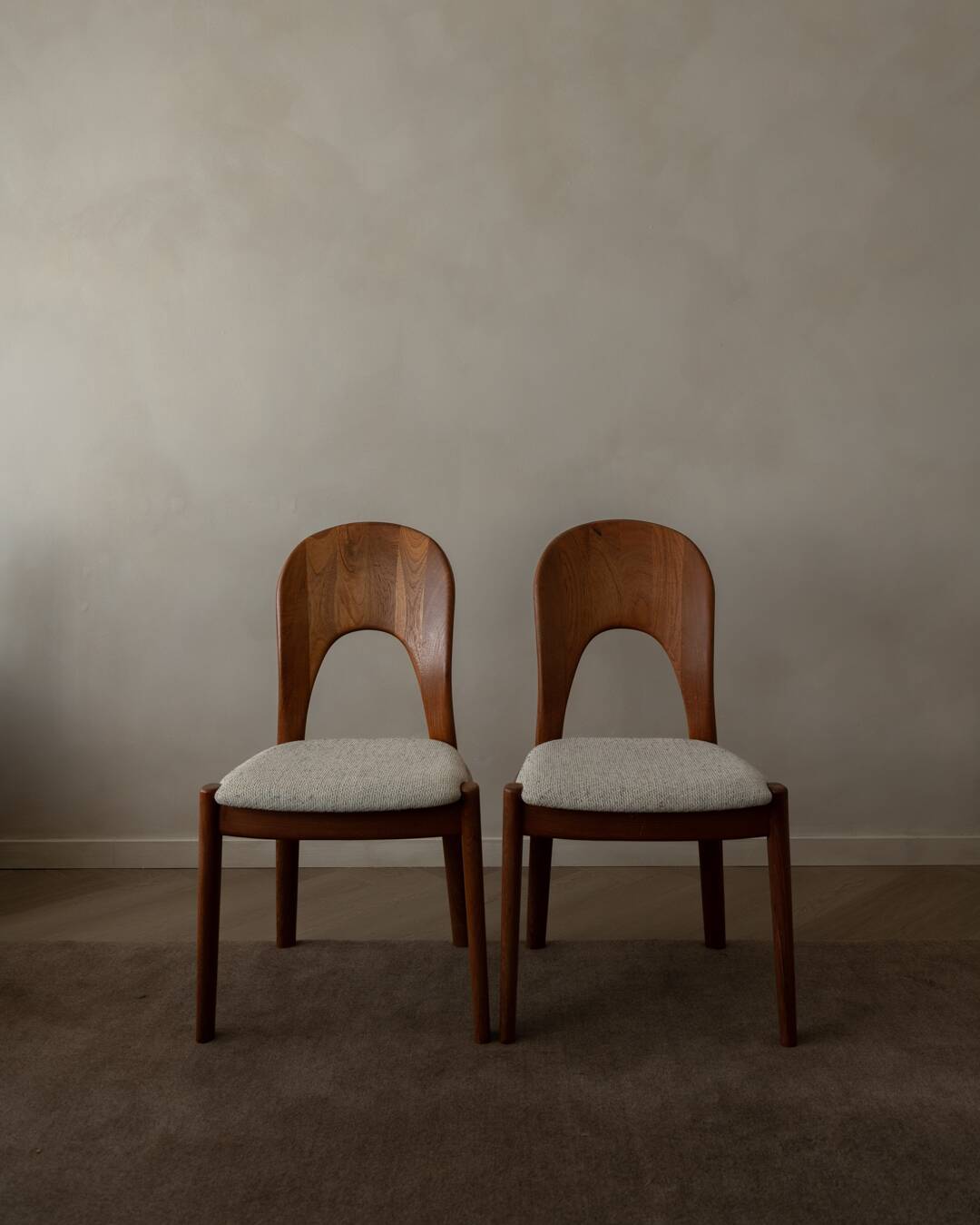 Vintage Danish Teak Dining Chairs by Niels Koefoed for Koefoed’s Hornslet