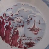 saladier plat de service faîence saint - amand hamage MDC