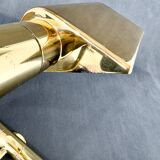 Lampe de bureau vintage en laiton, 1970