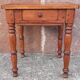 Coffee table or bedside table in wood. (With drawer)