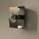 Vintage wall light, brushed metal, France, 1970