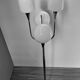 Lampadaire chromé à 4 globes des années 70 dans le gout de Sciolari