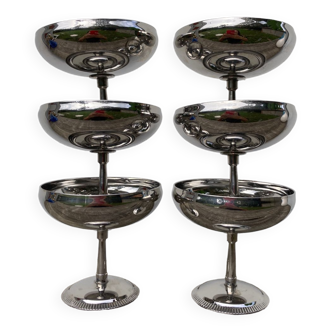 6 Letang Remy stainless steel bowls