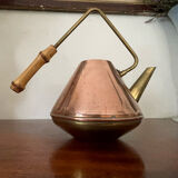 Watering can copper and brass circa 1950