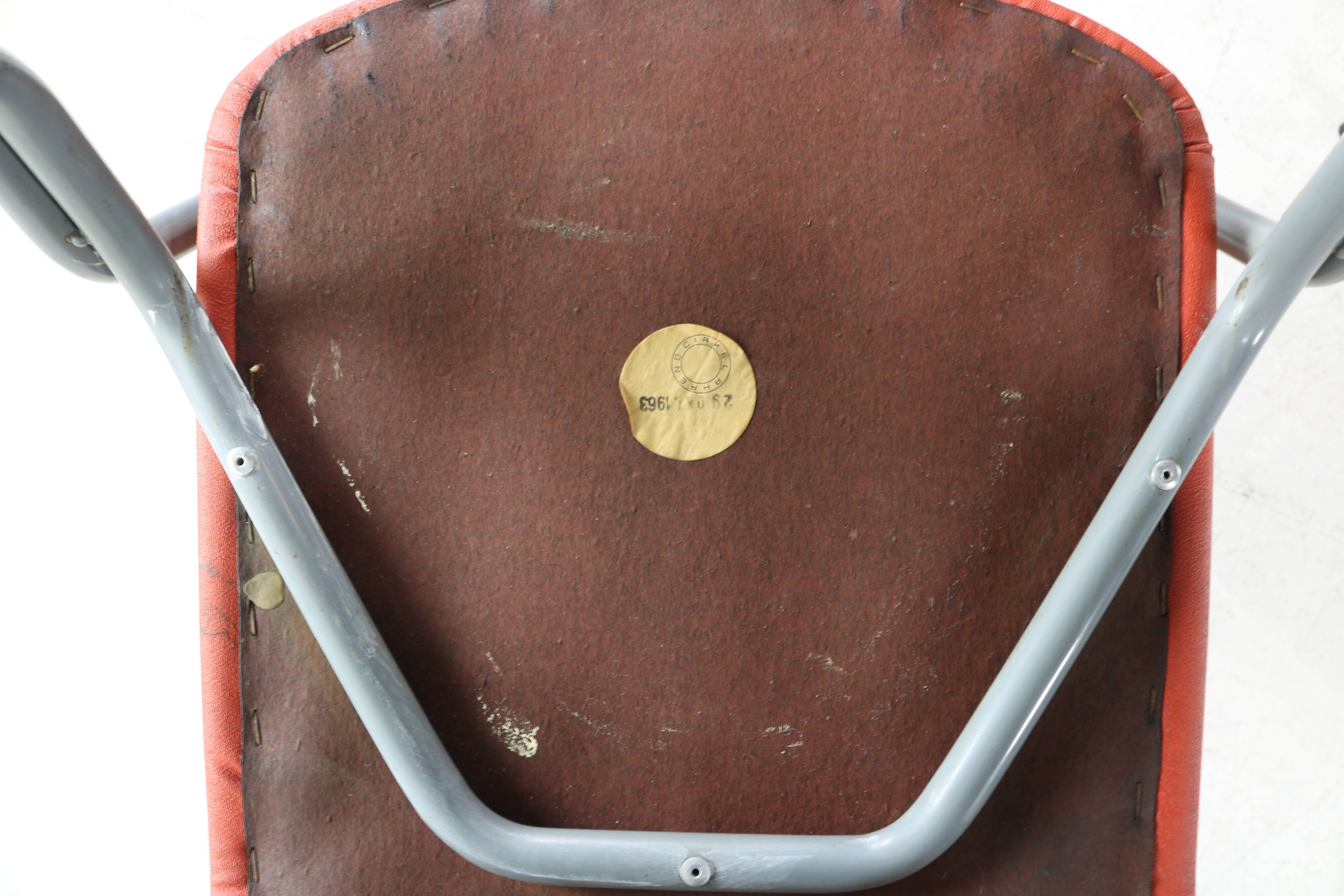 Set of eight stackable kitchen chairs by Ahrend De Cirkel Holland