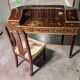 Chinese table with the vintage chair.