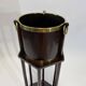 Ice bucket with stand attributed to Adolf Loos