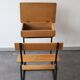 Vintage wooden school desk.
