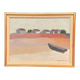 Original  Swedish Oil on Canvas – “Motif from Byxelkrok” by Raymond Wallentin – Signed & Dated 1975 – Vintage & Framed