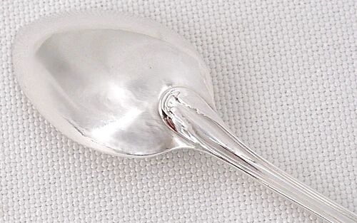 12 mocha spoons, coffee, silver-plated metal Ercuis Lauriers