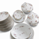 Antique table service in Limoges porcelain by F. Legrand, period A.