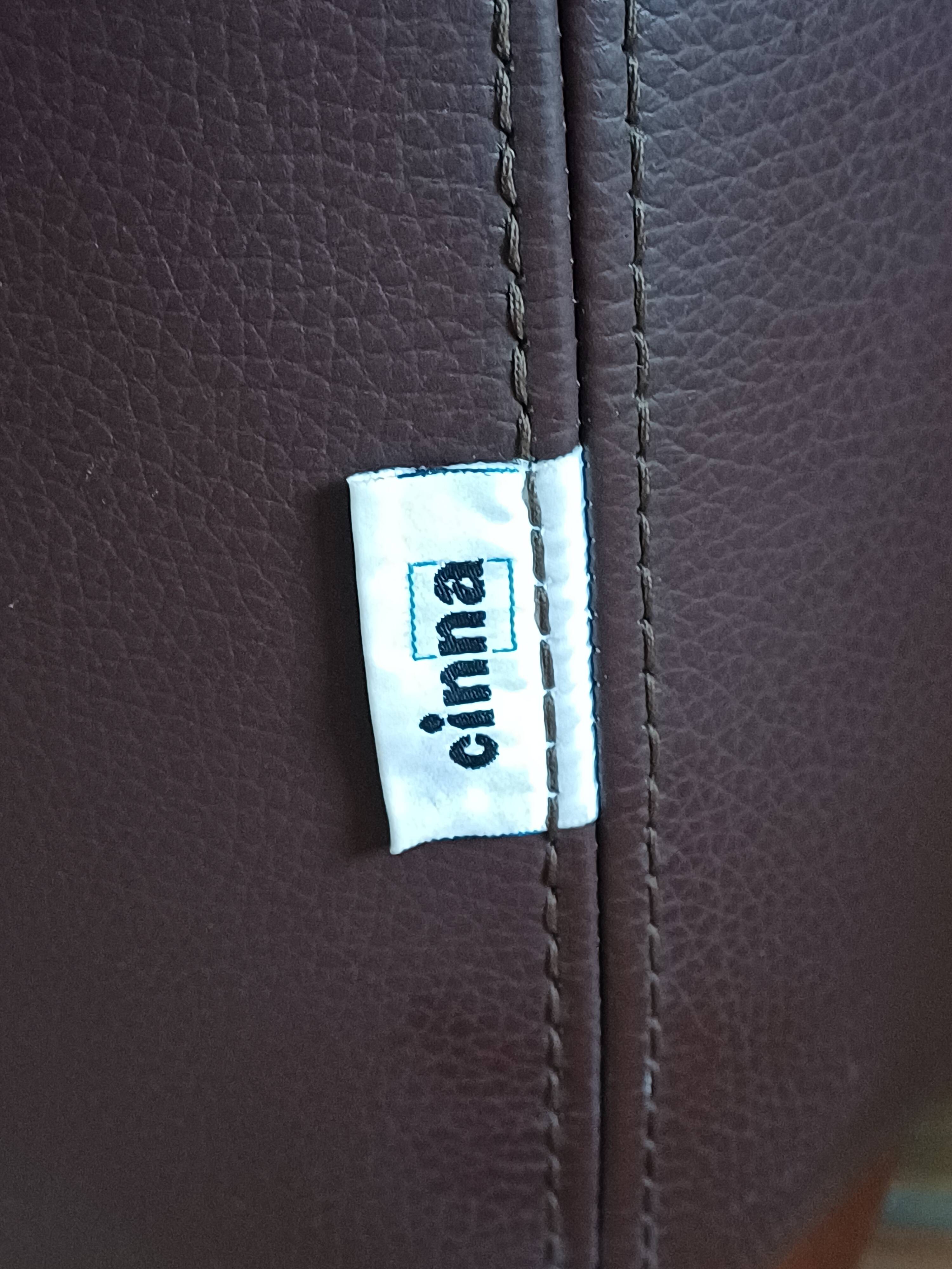 Fauteuil club cuir cinna