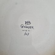 Plat HB Quimper "Couple breton"