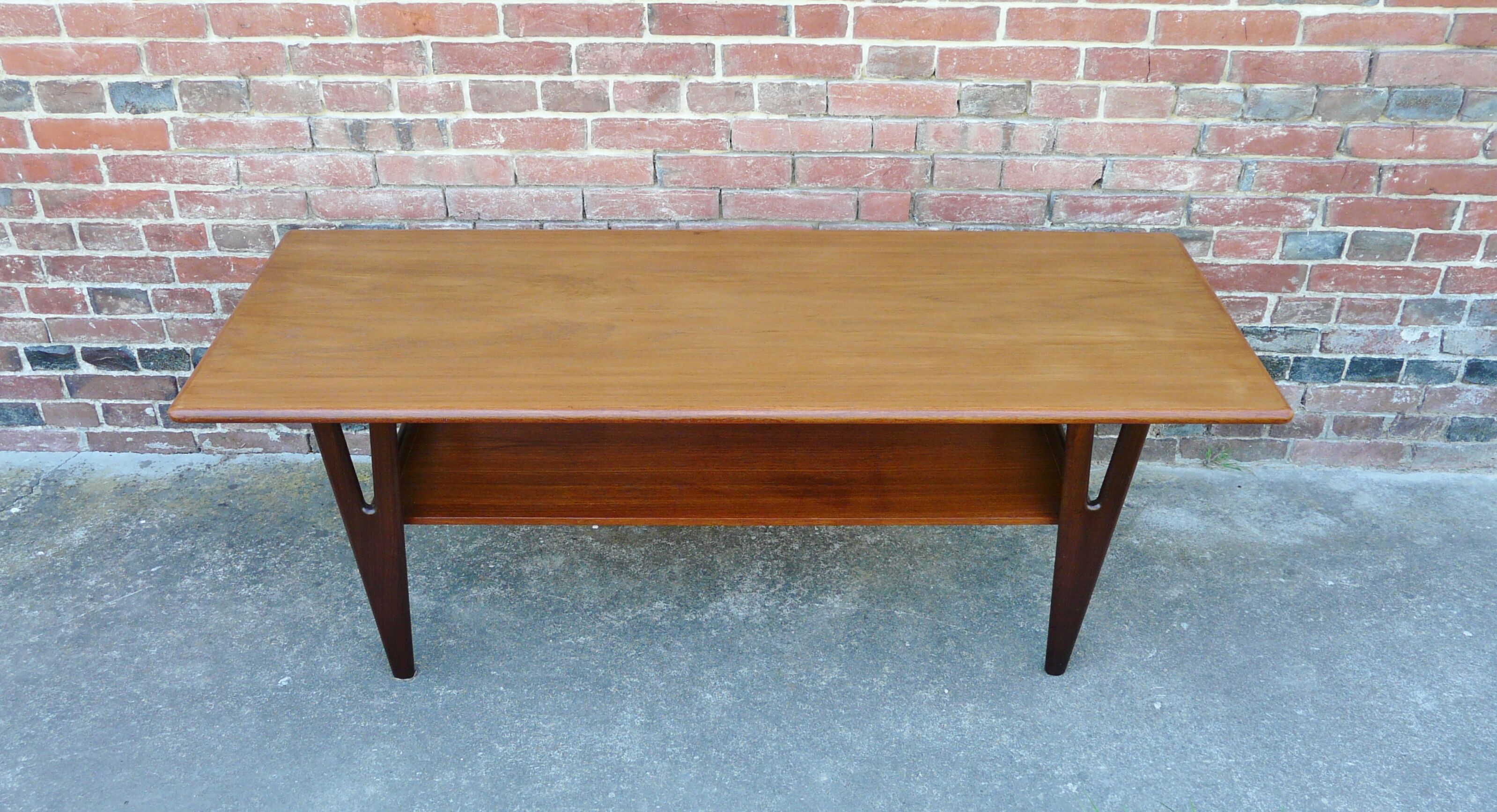 Danish teak coffee table