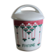 Flour pot Green pink lid Iron Earth Choisy the King