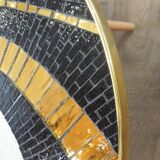 Black and gold coffee table