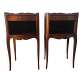 Paire de tables de chevet style Louis XV