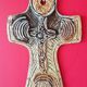 Croix en grès pyrite Corse 70s