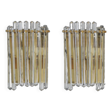 Two Large Wall Lamps in Style Venini