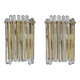Two Large Wall Lamps in Style Venini