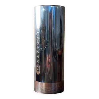 Vintage stainless steel vase