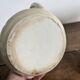 Antique ivory earthenware teapot – Art Deco style – 1930s/50s