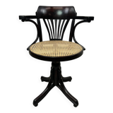 Jugendstil swivel office chair by Thonet