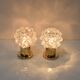 Pair of Design Table or Wall Lamps by Preciosa, Kamenicky Senov, Czechoslovakia, 1960's.