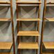 Suite de 3 étagères modulables design scandinave 1960