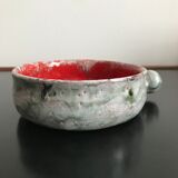 Caquelon, ceramic pan signed Arlette Rioux Juan